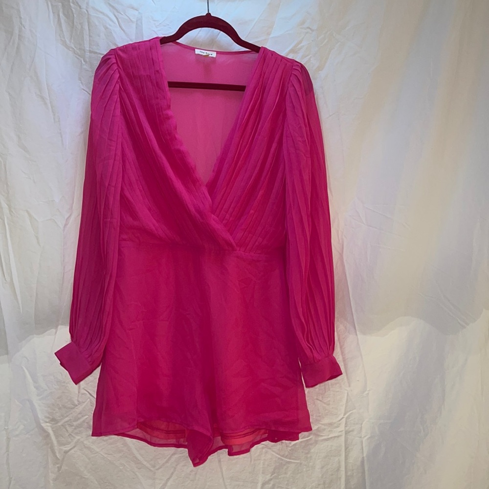 The Sang HOT Pink romper